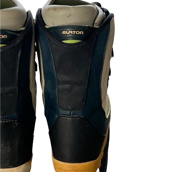 Burton Moto Snowboard Boots Mens Size 9.5 Blue Gray Traditional Lace Vintage - Picture 8 of 13